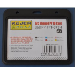 Suport Pp Tip Arc, Pentru Carduri, 105 X 74mm, Orizontal, 5 Buc/set, Kejea - Negru