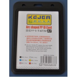 Suport Pp Tip Arc, Pentru Carduri, 74 X 105mm, Orizontal, 5 Buc/set, Kejea - Negru