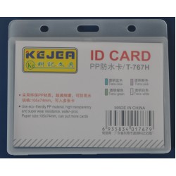 Suport Pp Water Proof, Pentru Carduri, 105 X 74mm, Orizontal, 5 Buc/set, Kejea - Transparent