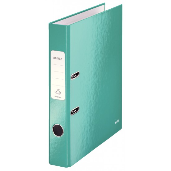 Biblioraft Leitz 180 Wow, Carton Laminat, A4, 52 Mm, Turcoaz