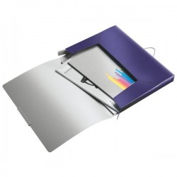 Mapa Jumbo Leitz Style, Pp, A4, 250 Coli, Albastru-violet