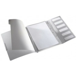 Mapa Leitz Style, Plastic Pp, Cu 6 Separatoare - Alb Arctic