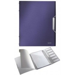 Mapa Leitz Style, Plastic Pp, Cu 6 Separatoare - Albastru-violet