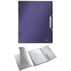 Mapa Leitz Style, Plastic Pp, Cu 12 Separatoare - Albastru-violet