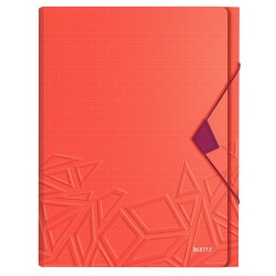 Mapa Tip Proiect Leitz Urban Chic, A4, Pp, Corai/grena