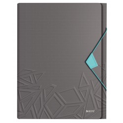 Mapa Tip Proiect Leitz Urban Chic, A4, Pp, Gri/albastru Deschis