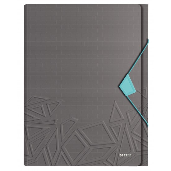 Mapa Tip Proiect Leitz Urban Chic, A4, Pp, Gri/albastru Deschis