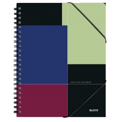 Caiet Leitz Executive Be Mobile, Pp, Fsc, Reciclabil, A4,80 Coli, Cu Spira, Matematica, Negru-violet Caiet Leitz Executive Be Mobile, Pp, Fsc, Reciclabil, A4,80 Coli, Cu Spira, Matematica, Negru-violet