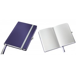 Caiet De Birou Leitz Style, Coperta Dura, Fsc, Reciclabil, A5, 80 Coli, Matematica, Albastru-violet