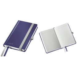Caiet De Birou Leitz Style, A6, Coperta Dura, Dictando, Hartie Crem - Albastru-violet