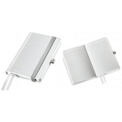 Caiet De Birou Leitz Style, A6, Coperta Dura, Matematica, Hartie Crem - Alb Arctic