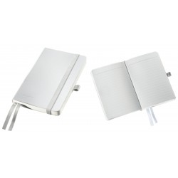 Caiet De Birou A6, Leitz Style, Coperti Flexibile - Alb Arctic, Hartie Crem - Dictando