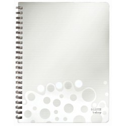 Caiet A4, Cu Spirala, 80 File, Dictando, Leitz Bebop - Coperta Alba