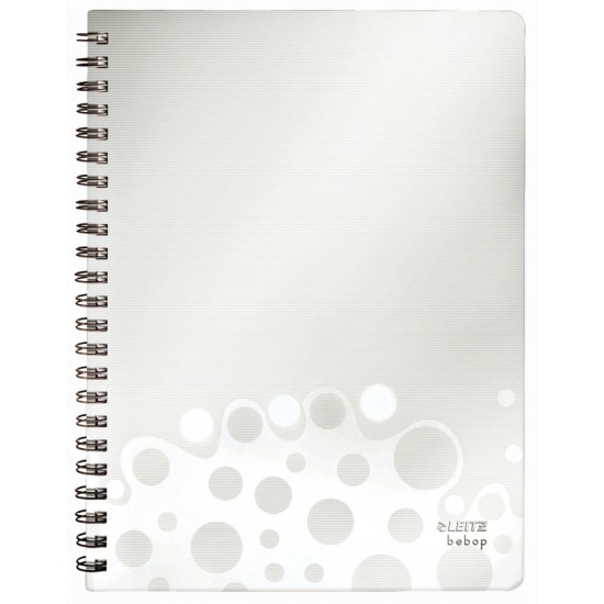 Caiet A4, Cu Spirala, 80 File, Dictando, Leitz Bebop - Coperta Alba