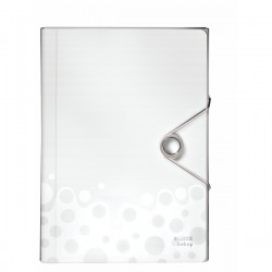 Mapa Plastic Tip Proiect, Cu 5 Separatoare, Leitz Bebop - Alb