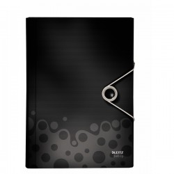 Mapa Plastic Tip Proiect, Cu 5 Separatoare, Leitz Bebop - Negru