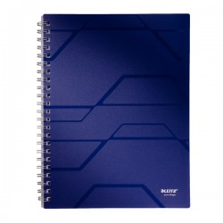 Caiet A4, Cu Spirala, 80 File, Matematica, Leitz Prestige - Coperta Albastra