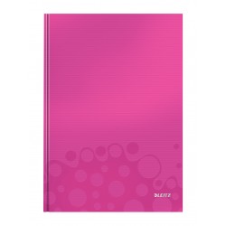 Caiet Leitz Wow, Carton Laminat, Coperta Dura, Fsc, Reciclabil, A4, 80 Coli, Matematica, Roz Caiet Leitz Wow, Carton Laminat, Coperta Dura, Fsc, Reciclabil, A4, 80 Coli, Matematica, Roz