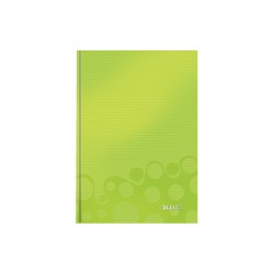 Caiet De Birou Leitz Wow, A5, Coperta Dura, Dictando - Verde Metalizat