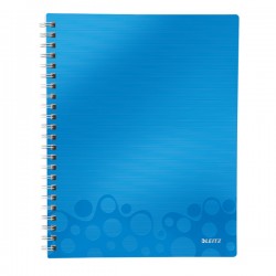 Caiet De Birou Leitz Wow Get Organized, Pp, A4, Matematica - Albastru Metalizat Caiet De Birou Leitz Wow Get Organized, Pp, A4, Matematica - Albastru Metalizat
