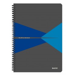 Caiet De Birou Leitz Office, Carton Laminat, Coperta Flexibila, A4, 90 Coli, Cu Spira, Mate, Albastr