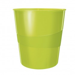 Cos Hartii Leitz Wow, 15l - Verde Metalizat