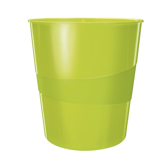 Cos Hartii Leitz Wow, 15l - Verde Metalizat