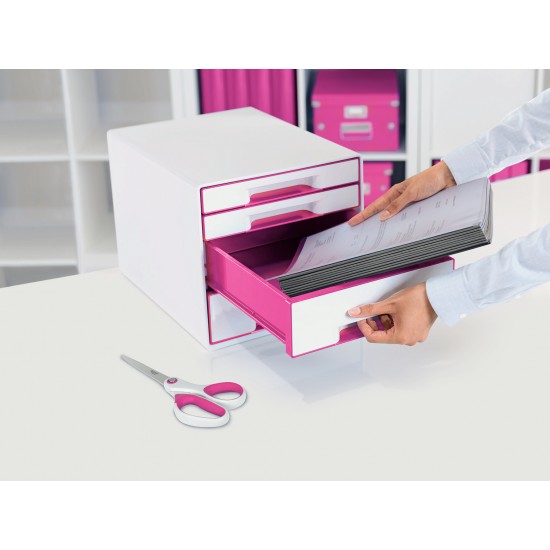 Foarfece Pentru Birou Leitz Wow Titanium, 205 Mm, Roz