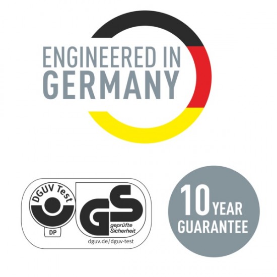 Capsator Metalic Leitz 5502 Nexxt Series, 30 Coli, 200 Capse P3 Incluse, Negru