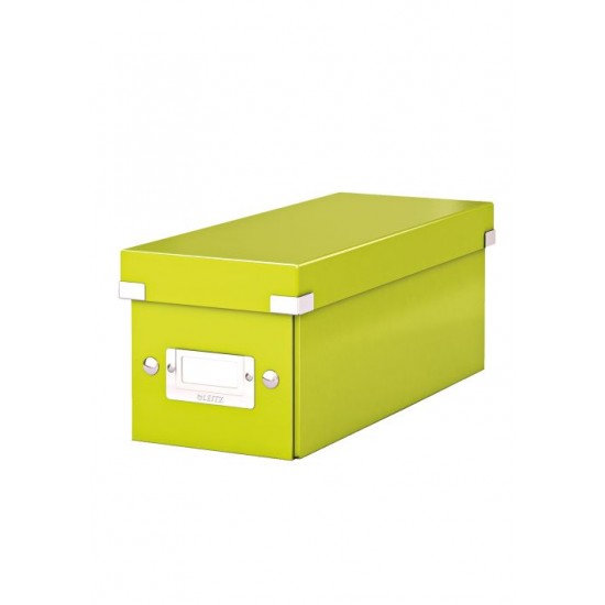 Cutie Pentru 30/60 Cd-uri, Leitz Click & Store, Carton Laminat - Verde