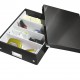 Cutie Depozitare Leitz Wow Click & Store Organizer, Carton Laminat, Medie, Negru