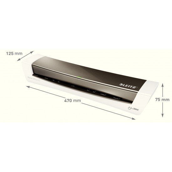 Laminator Leitz Ilam Home Office, A3, Kit Folii Laminare Inclus, Alb