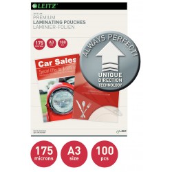 Folie Laminare Leitz Udt, La Cald, A3, 175 Mic, 100 Buc/set
