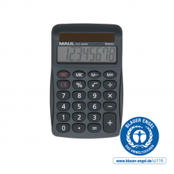 Calculator De Birou Maul Eco Mj455, 8 Digits, Realizat Din Plastic Reciclat, Incarcare Solara - Gri Calculator De Birou Maul Eco Mj455, 8 Digits, Realizat Din Plastic Reciclat, Incarcare Solara - Gri