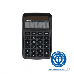 Calculator De Birou Maul Eco Mj455, 8 Digits, Realizat Din Plastic Reciclat, Incarcare Solara-negru Calculator De Birou Maul Eco Mj455, 8 Digits, Realizat Din Plastic Reciclat, Incarcare Solara-negru
