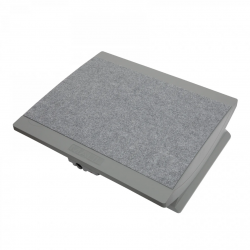 Suport Pentru Picioare Cu Incalzire, Ergonomic, Ajustabil (x5), 45x39 Cm, Maul Pro - Gri