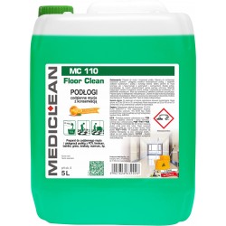 Detergent Pentru Pardoseli Mediclean Mc110, 5l-portocala