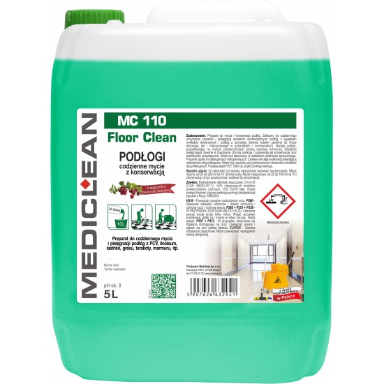 Detergent Pentru Pardoseli Mediclean Mc110, 5l-fructe De Padure