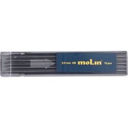 Mine Creion Mecanic 2 Mm, 12buc/set, Molin Mine Creion Mecanic 2 Mm, 12buc/set, Molin