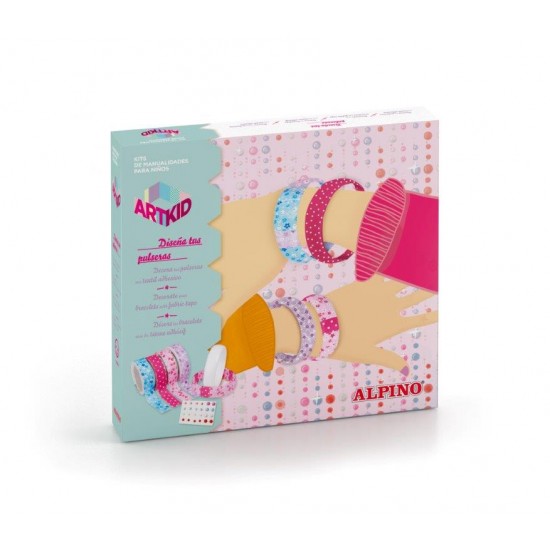 Cutie Cu Articole Creative Pentru Copii, Alpino Artkid - Design Your Bracelets