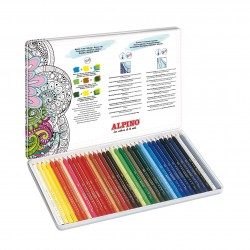 Creioane Colorate, Cutie Metal, 36 Culori/set, Alpino Color Experience Creioane Colorate, Cutie Metal, 36 Culori/set, Alpino Color Experience