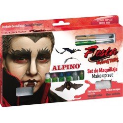 Set Machiaj Alpino Monsters - 6 Culori X 5 Gr + Accesorii