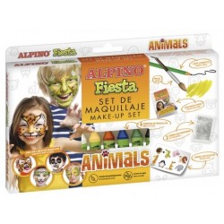 Set Alpino Fiesta - Animals, 6 Culori X 5gr. Make Up Sticks