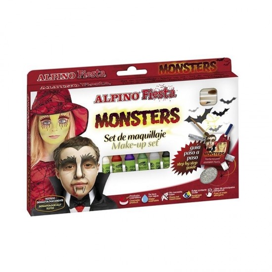 Set Alpino Fiesta - Horror, 6 Culori X 5gr. Make Up Sticks