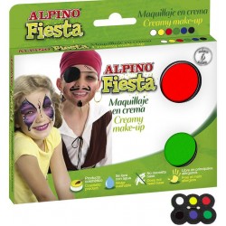 Paleta Machiaj, 6 Culori/set, Alpino Mega Fiesta