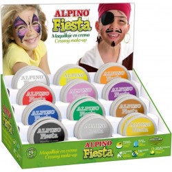 Display Crema Machiaj, 2 X 12 Culori/display, Alpino Fiesta