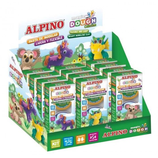 Display 12 (4 X 3) Plastilina Magica, Alpino