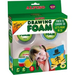 Kit 6 Culori (450 Grame) Spuma Magica, Alpino Tiger