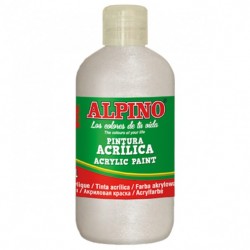 Vopsea Acrilica, Rezistenta La Apa, 250ml, Alpino - Alb Metalizat Vopsea Acrilica, Rezistenta La Apa, 250ml, Alpino - Alb Metalizat
