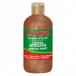 Vopsea Acrilica, Rezistenta La Apa, 250ml, Alpino - Bronz Metalizat Vopsea Acrilica, Rezistenta La Apa, 250ml, Alpino - Bronz Metalizat